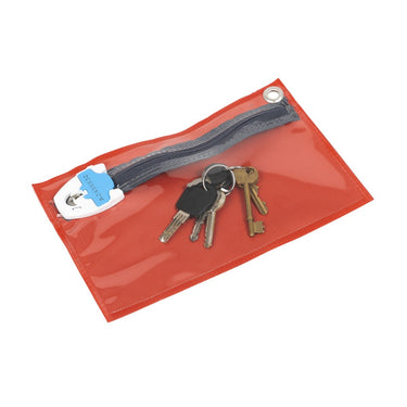 Versapak Key Storage Wallet - Clear Front (A5) T2 Red